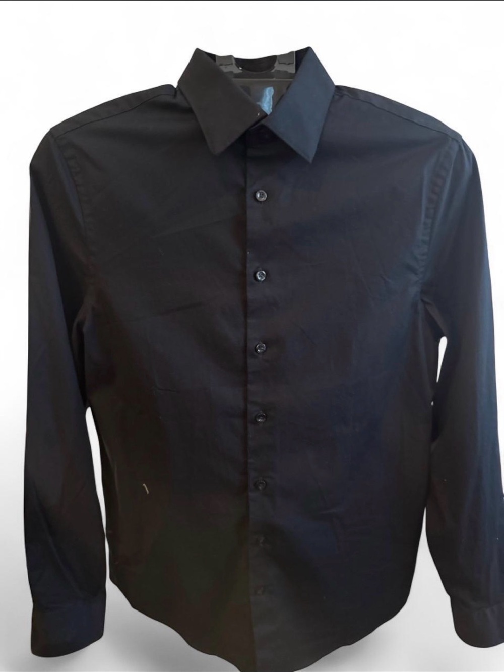 Express Extra Slim Fit Black Button Down Dress Shirt Men’s Small.